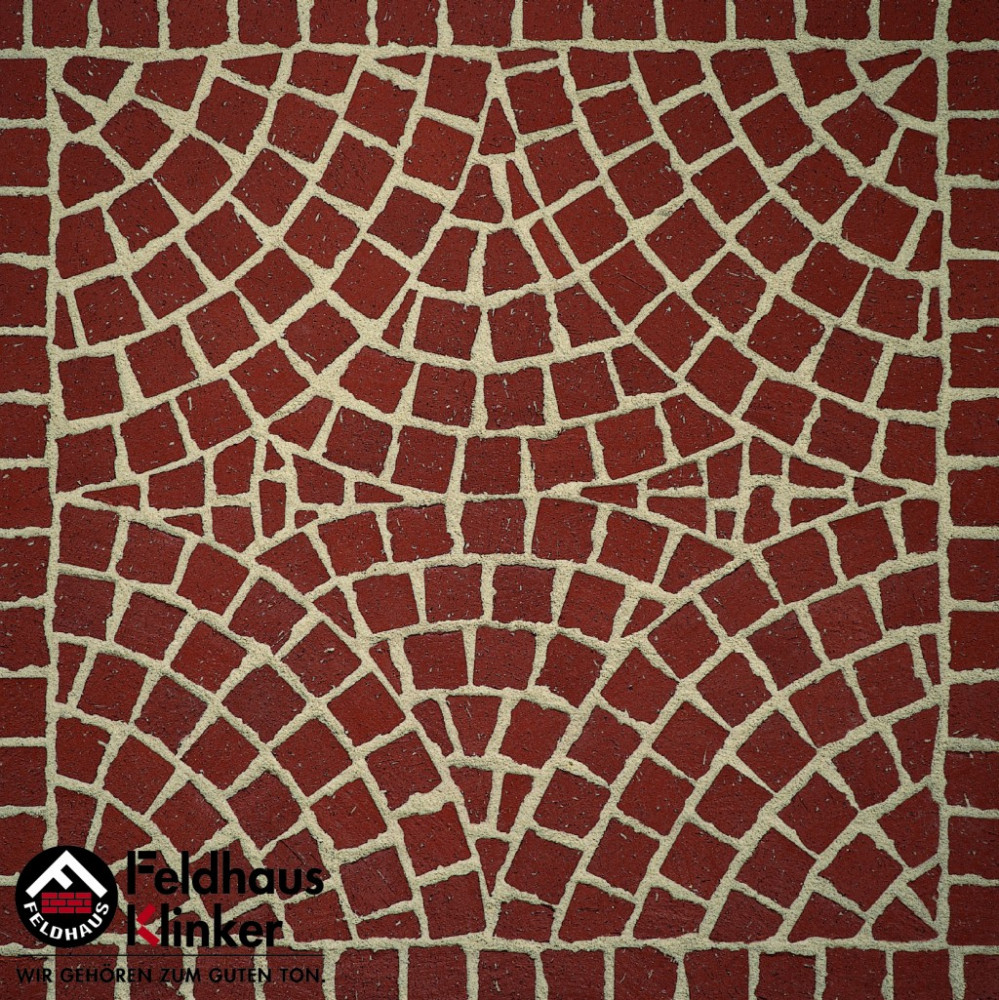 Мозаика для мостовой Feldhaus Klinker M402DF gala plano 240х118х52, ок.33 шткв.м., 432 шт.палетта