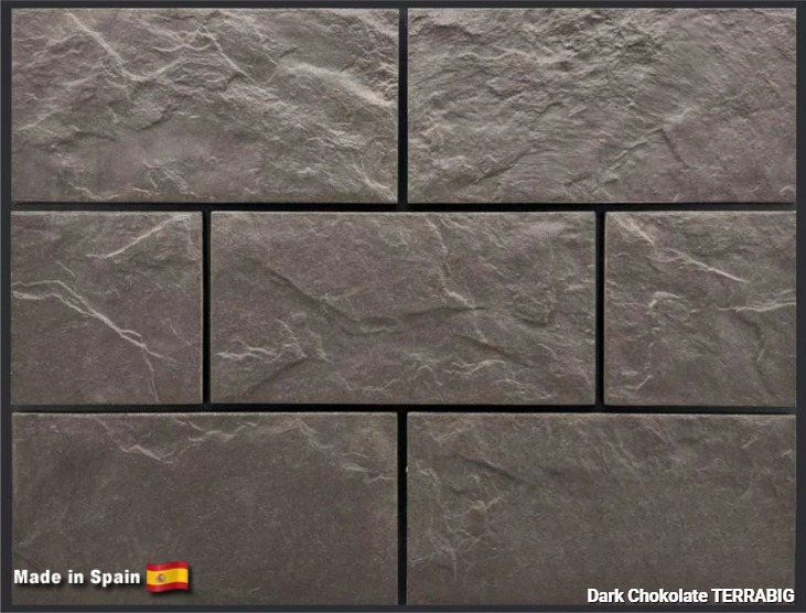 Плитка Terrabig Dark Chokolate 295*148*12мм, ок.21 шт/м2, 20 шт/уп