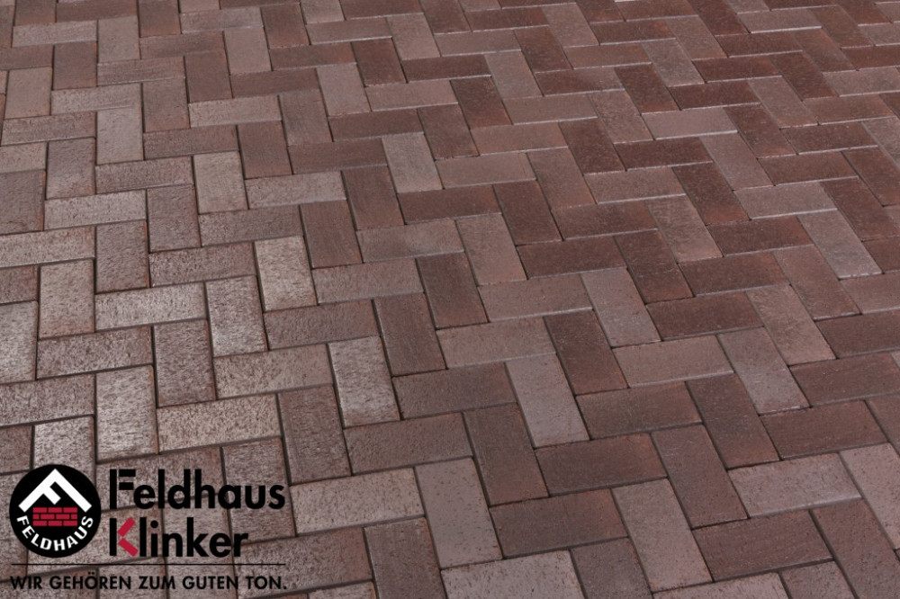 Тротуарный кирпич  Feldhaus Klinker P409DF gala ferrum