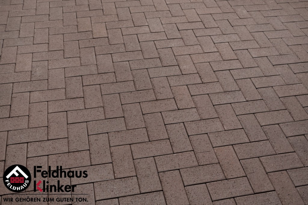 Тротуарный кирпич  Feldhaus Klinker P502KDF umbra plano