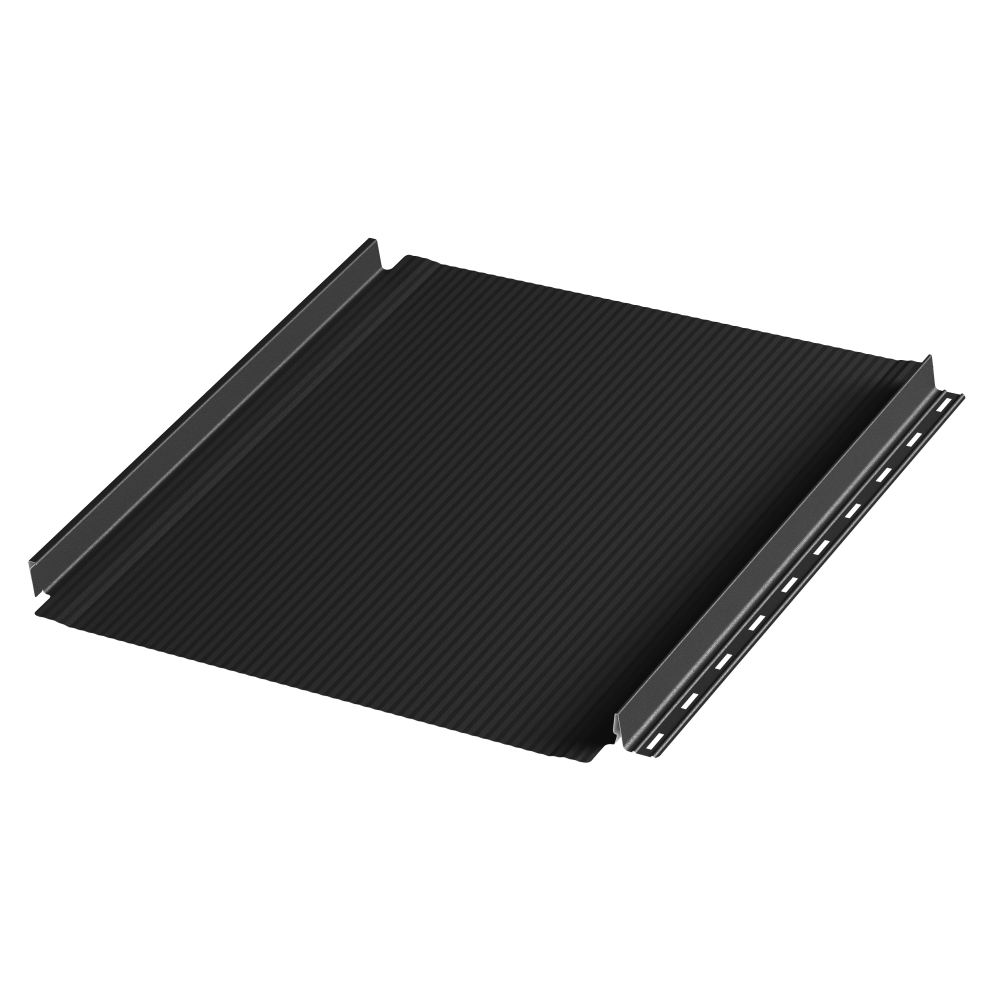 Фальцевая панель AQUACLICK Бриз (без подгиба) мат. (RAL9005) PU (КАШЕМИР)