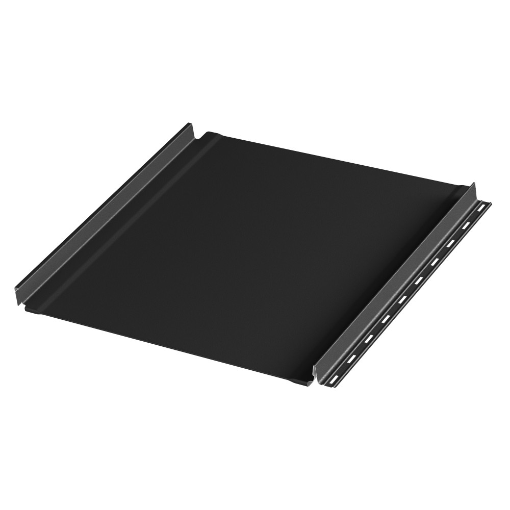 Фальцевая панель AQUACLICK Эталон (с подгибом) мат. (RAL9005) PU (КАШЕМИР)