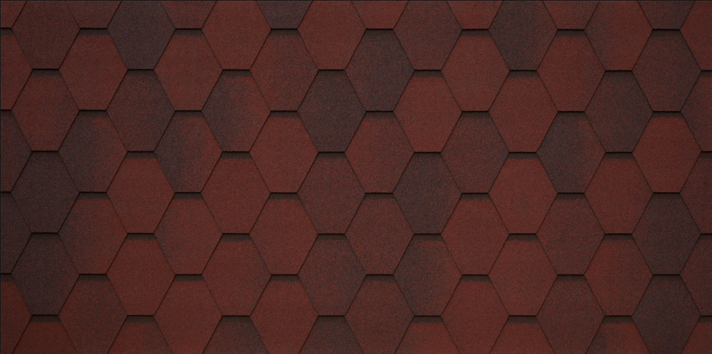 Черепица "BUSINESS PLUS UNICA MOSAIK Tasso Rosso 405"