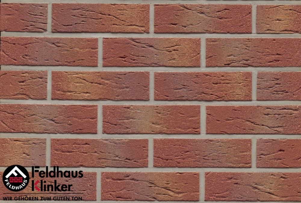 Клинкерная плитка Feldhaus Klinker R332NF 9 carmesi multi mana