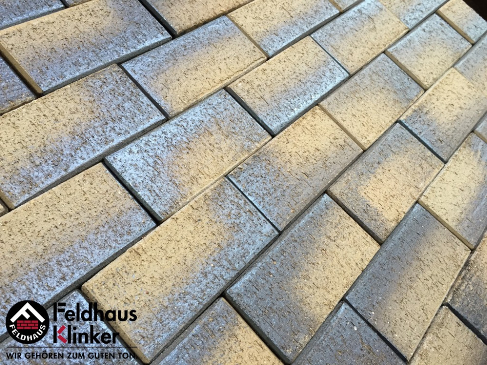 Тротуарный кирпич  Feldhaus Klinker P248SKF areno nero