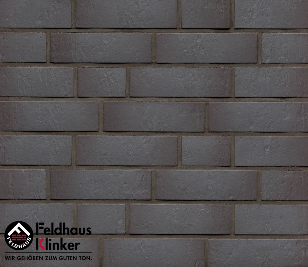 Клинкерная плитка Feldhaus Klinker R876 LDF 14 amena anthracit azul