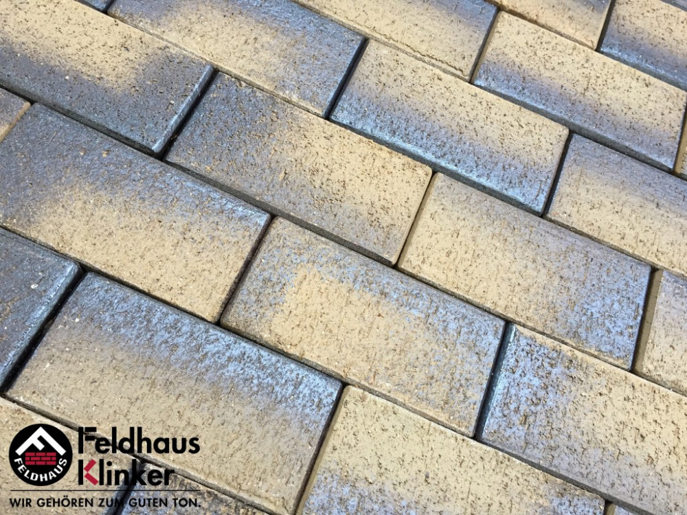 Тротуарный кирпич  Feldhaus Klinker P248KF areno nero