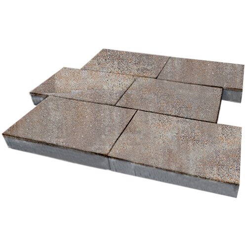 Плиты бетонные тротуарные Steinrus ТП 3.П.8 "Парк Плейс" 80мм (Берилл)