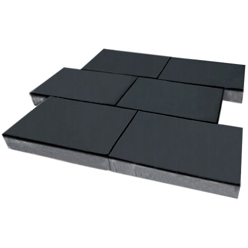 Плиты бетонные тротуарные Steinrus ТП 3.П.8 "Парк Плейс" 80мм графит