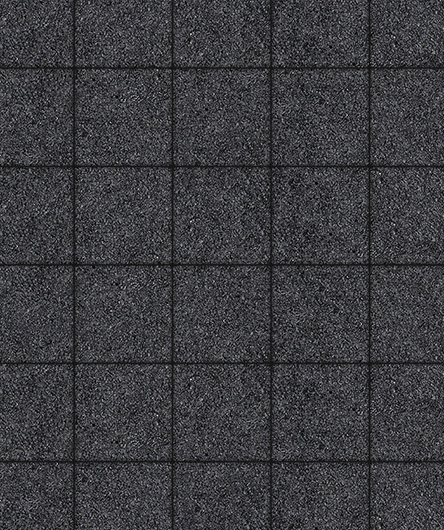 Тротуарная плитка Квадрат, Стоунмикс, Черный, (форма Квадрат), 200х200, 60 мм