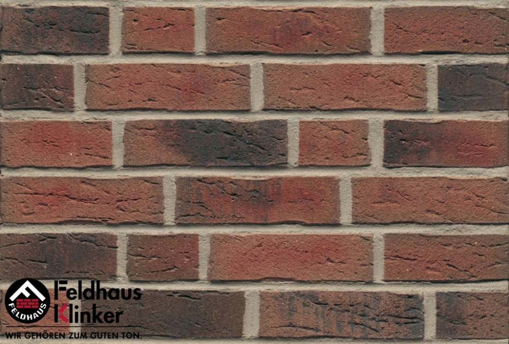Клинкерный кирпич  Feldhaus Klinker  K685WDF sintra ardor nelino