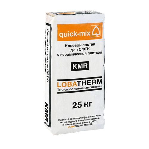 Клеевой состав для СФТК KMR с керамической плиткой, 25кг.