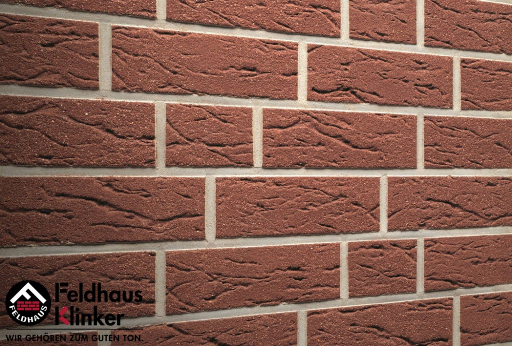 Клинкерный кирпич  Feldhaus Klinker  K535NF90 terra mana