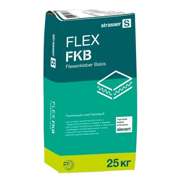 72980 FLEX FKВ Плиточный клей, базовый (С1, Т), 25 кг