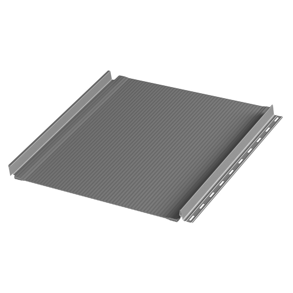 Фальцевая панель AQUACLICK Бриз (с подгибом) мат. (RAL7024) PU (КАШЕМИР)